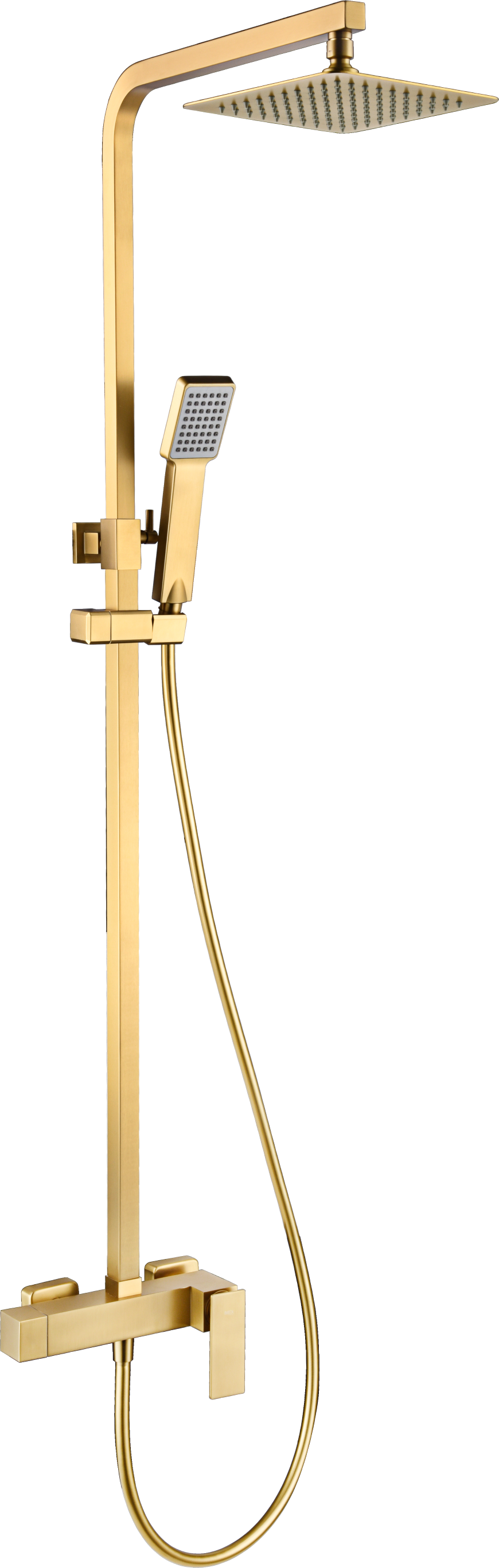 Columna de ducha oro cepillado PISA de Imex