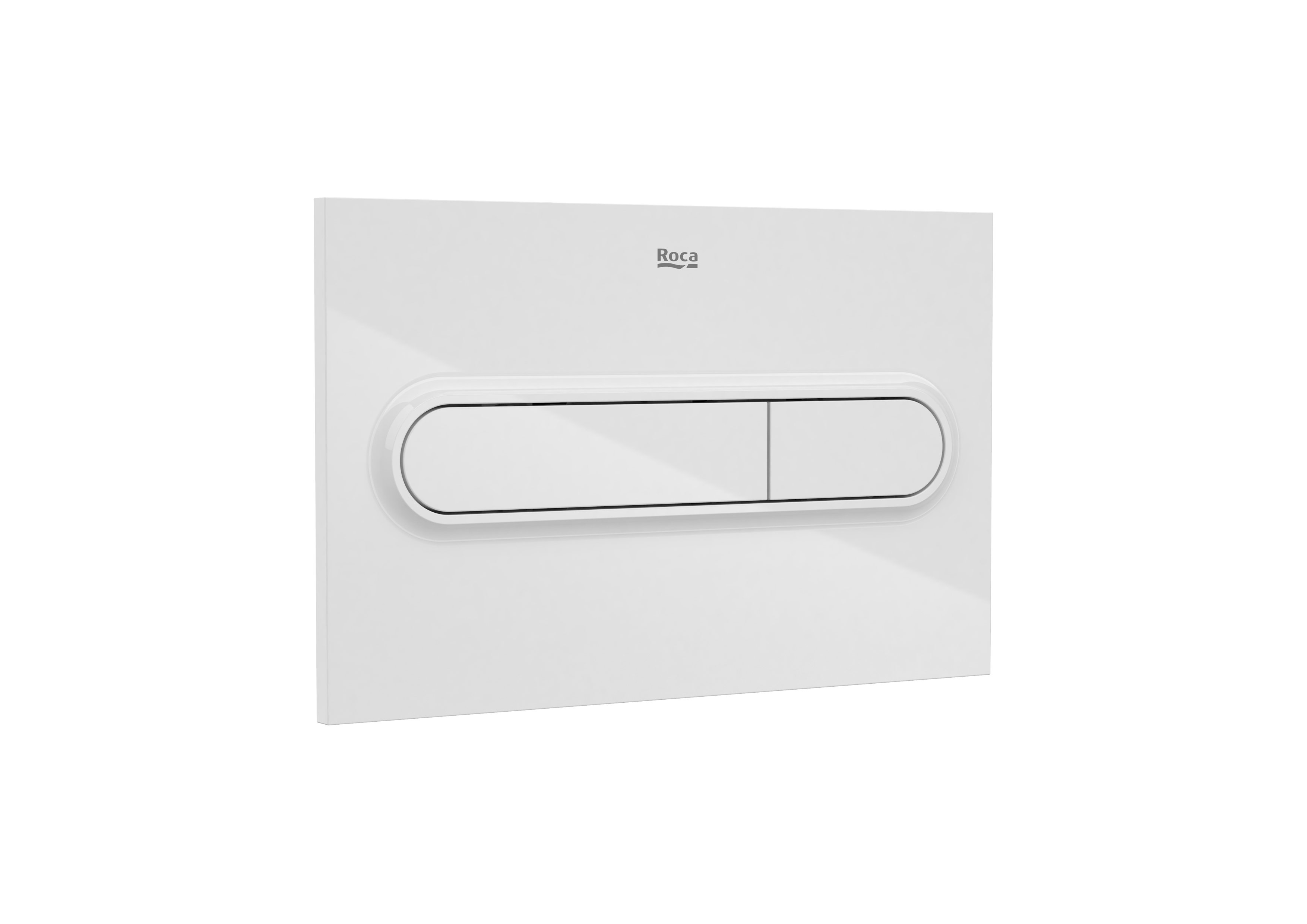 PL1 DUAL (ONE) Placa de accionamiento inodoro con descarga doble - dual Blanca (A890195000) ROCA