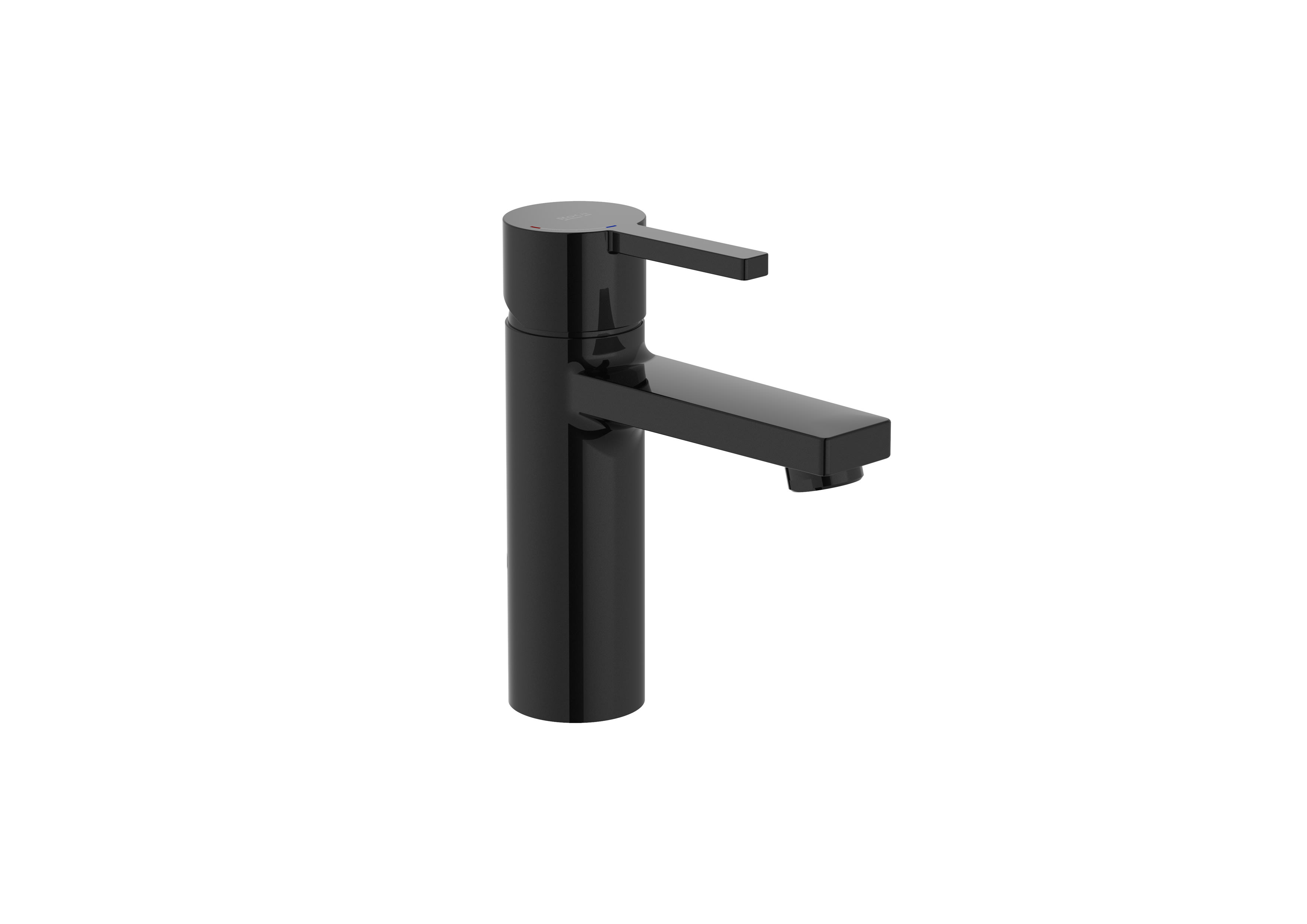 Grifera para lavabo NAIA de cuerpo liso Negro Titanio (A5A3A96CN0) ROCA